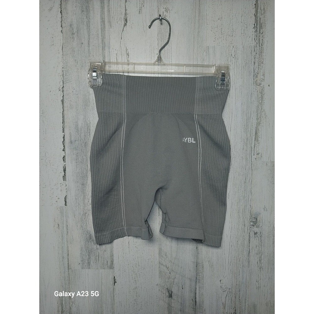 AYBL BEAYBL Size S Seamless Biker Shorts Asphalt Gray